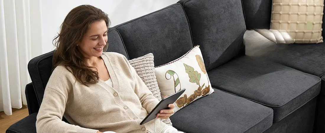 Sofivelle Sectional Sleeper Sofa with Pull Out Bed